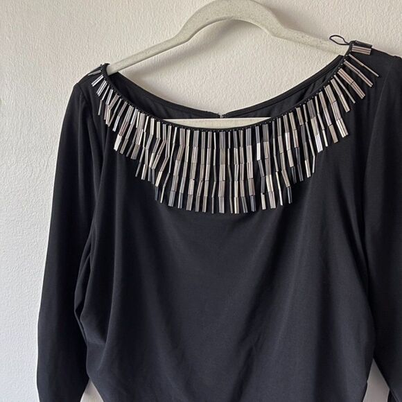 ADRIANNA PAPELL PLUS SIZE RUCHED COCKTAIL DRESS - Picture 4 of 11